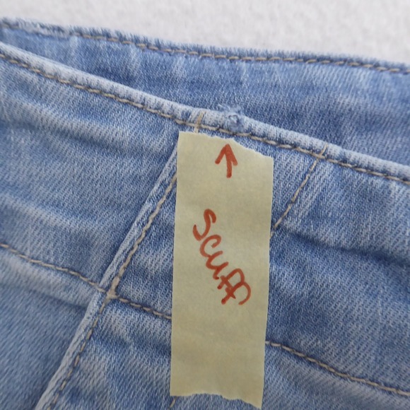 PAIGE Mayslie Jogger Women's Light Blue Wash Denim Cargo Jeans Pants Size 32 - Picture 3 of 12